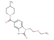 1-(2-ethoxyethyl)-5-[(4-methylpiperidin-1-yl)carbonyl]-1,3-dihydro-2H-benzimidazol-2-one