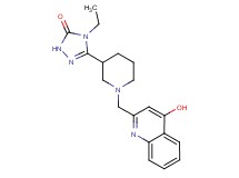 4-ethyl-5-{1-[(4-hydroxyquinolin-2-yl)methyl]piperidin-3-yl}-2,4-dihydro-3H-1,2,4-triazol-3-one