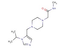2-{4-[(1-isopropyl-1H-imidazol-5-yl)methyl]piperazin-1-yl}-N-methylacetamide