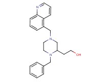 2-[1-benzyl-4-(5-quinolinylmethyl)-2-piperazinyl]ethanol