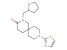 2-(tetrahydro-2-furanylmethyl)-9-(1,3-thiazol-2-yl)-2,9-diazaspiro[5.5]undecan-3-one