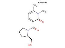 3-{[(2R)-2-(hydroxymethyl)pyrrolidin-1-yl]carbonyl}-1,6-dimethylpyridin-2(1H)-one
