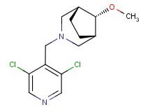 (8-syn)-3-[(3,5-dichloropyridin-4-yl)methyl]-8-methoxy-3-azabicyclo[3.2.1]octane