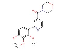 4-[2-(2,3,4-trimethoxyphenyl)isonicotinoyl]morpholine