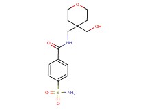 4-(aminosulfonyl)-N-{[4-(hydroxymethyl)tetrahydro-2H-pyran-4-yl]methyl}benzamide