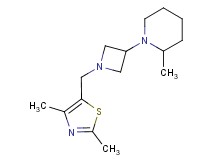 1-{1-[(2,4-dimethyl-1,3-thiazol-5-yl)methyl]azetidin-3-yl}-2-methylpiperidine