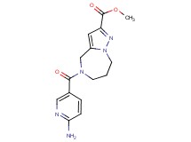 methyl 5-[(6-aminopyridin-3-yl)carbonyl]-5,6,7,8-tetrahydro-4H-pyrazolo[1,5-a][1,4]diazepine-2-carboxylate