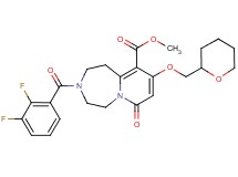 methyl 3-(2,3-difluorobenzoyl)-7-oxo-9-(tetrahydro-2H-pyran-2-ylmethoxy)-1,2,3,4,5,7-hexahydropyrido[1,2-d][1,4]diazepine-10-carboxylate