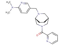 N,N-dimethyl-5-{[(1R*,5R*)-3-(pyridin-2-ylcarbonyl)-3,6-diazabicyclo[3.2.2]non-6-yl]methyl}pyridin-2-amine