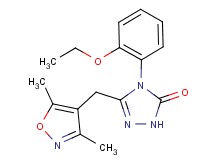 5-[(3,5-dimethylisoxazol-4-yl)methyl]-4-(2-ethoxyphenyl)-2,4-dihydro-3H-1,2,4-triazol-3-one