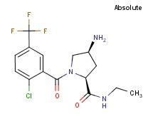 (2S,4S)-4-amino-1-[2-chloro-5-(trifluoromethyl)benzoyl]-N-ethylpyrrolidine-2-carboxamide