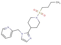 2-({2-[1-(butylsulfonyl)-4-piperidinyl]-1H-imidazol-1-yl}methyl)pyridine