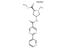 methyl (2S,4R)-1-methyl-4-{[(2-pyridin-3-ylpyrimidin-5-yl)carbonyl]amino}pyrrolidine-2-carboxylate