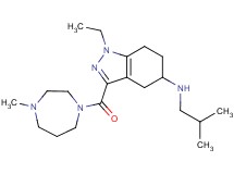 1-ethyl-N-isobutyl-3-[(4-methyl-1,4-diazepan-1-yl)carbonyl]-4,5,6,7-tetrahydro-1H-indazol-5-amine