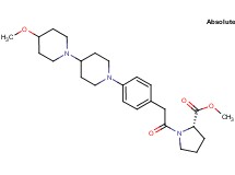 methyl 1-{[4-(4-methoxy-1,4'-bipiperidin-1'-yl)phenyl]acetyl}-L-prolinate