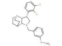 (3R*,3aR*,7aR*)-3-(2,3-difluorophenyl)-1-(3-methoxybenzyl)octahydro-4,7-ethanopyrrolo[3,2-b]pyridine