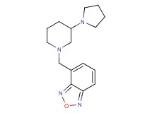 4-{[3-(1-pyrrolidinyl)-1-piperidinyl]methyl}-2,1,3-benzoxadiazole