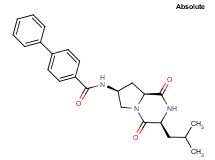 N-[(3S,7S,8aS)-3-isobutyl-1,4-dioxooctahydropyrrolo[1,2-a]pyrazin-7-yl]-4-biphenylcarboxamide