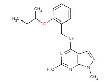N-(2-sec-butoxybenzyl)-1,6-dimethyl-1H-pyrazolo[3,4-d]pyrimidin-4-amine