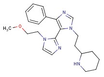 1-(2-methoxyethyl)-5'-phenyl-3'-[2-(2-piperidinyl)ethyl]-1H,3'H-2,4'-biimidazole dihydrochloride
