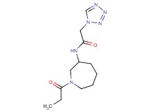 N-(1-propionylazepan-3-yl)-2-(1H-tetrazol-1-yl)acetamide