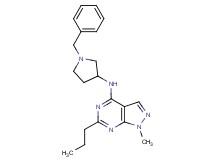 N-(1-benzylpyrrolidin-3-yl)-1-methyl-6-propyl-1H-pyrazolo[3,4-d]pyrimidin-4-amine
