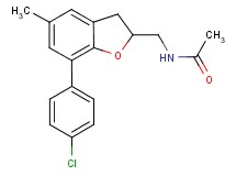 N-{[7-(4-chlorophenyl)-5-methyl-2,3-dihydro-1-benzofuran-2-yl]methyl}acetamide