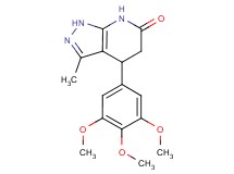 3-methyl-4-(3,4,5-trimethoxyphenyl)-1,4,5,7-tetrahydro-6H-pyrazolo[3,4-b]pyridin-6-one