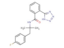 N-[2-(4-fluorophenyl)-1,1-dimethylethyl]-2-(1H-tetrazol-5-yl)benzamide