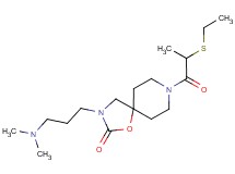 3-[3-(dimethylamino)propyl]-8-[2-(ethylthio)propanoyl]-1-oxa-3,8-diazaspiro[4.5]decan-2-one