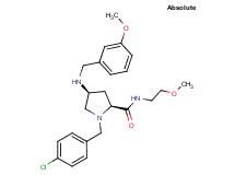(4S)-1-(4-chlorobenzyl)-4-[(3-methoxybenzyl)amino]-N-(2-methoxyethyl)-L-prolinamide