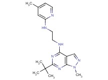 (6-tert-butyl-1-methyl-1H-pyrazolo[3,4-d]pyrimidin-4-yl){2-[(4-methyl-2-pyridinyl)amino]ethyl}amine