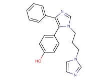 4-{1-[3-(1H-imidazol-1-yl)propyl]-4-phenyl-1H-imidazol-5-yl}phenol