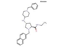 (4R)-4-[(1-benzyl-4-piperidinyl)amino]-N-ethyl-1-(2-naphthylmethyl)-L-prolinamide