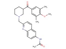 N-(2-{[3-(4-methoxy-3,5-dimethylbenzoyl)-1-piperidinyl]methyl}-6-quinolinyl)acetamide