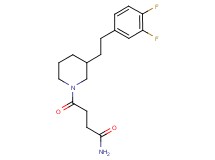 4-{3-[2-(3,4-difluorophenyl)ethyl]-1-piperidinyl}-4-oxobutanamide