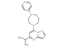 5-isopropyl-7-[4-(4-pyridinyl)-1,4-diazepan-1-yl]pyrazolo[1,5-a]pyrimidine