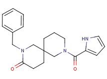 2-benzyl-8-(1H-pyrrol-2-ylcarbonyl)-2,8-diazaspiro[5.5]undecan-3-one