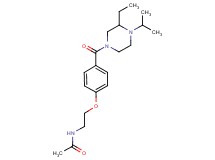 N-(2-{4-[(3-ethyl-4-isopropyl-1-piperazinyl)carbonyl]phenoxy}ethyl)acetamide