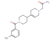 2-[4-[1-(3-methylbenzoyl)piperidin-4-yl]-3,6-dihydropyridin-1(2H)-yl]acetamide