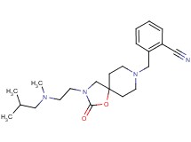 2-[(3-{2-[isobutyl(methyl)amino]ethyl}-2-oxo-1-oxa-3,8-diazaspiro[4.5]dec-8-yl)methyl]benzonitrile