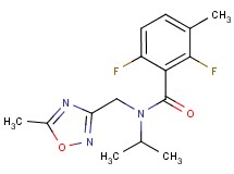 2,6-difluoro-N-isopropyl-3-methyl-N-[(5-methyl-1,2,4-oxadiazol-3-yl)methyl]benzamide