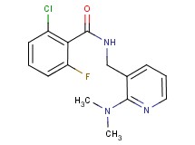 2-chloro-N-{[2-(dimethylamino)-3-pyridinyl]methyl}-6-fluorobenzamide