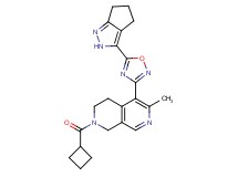 2-(cyclobutylcarbonyl)-6-methyl-5-[5-(2,4,5,6-tetrahydrocyclopenta[c]pyrazol-3-yl)-1,2,4-oxadiazol-3-yl]-1,2,3,4-tetrahydro-2,7-naphthyridine