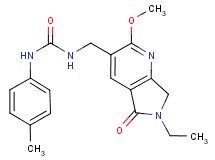 N-[(6-ethyl-2-methoxy-5-oxo-6,7-dihydro-5H-pyrrolo[3,4-b]pyridin-3-yl)methyl]-N'-(4-methylphenyl)urea