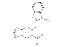 5-[(1-methyl-1H-benzimidazol-2-yl)methyl]-4,5,6,7-tetrahydro-1H-imidazo[4,5-c]pyridine-6-carboxylic acid