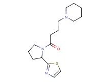 1-{4-oxo-4-[2-(1,3-thiazol-2-yl)-1-pyrrolidinyl]butyl}piperidine