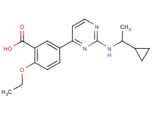 5-{2-[(1-cyclopropylethyl)amino]pyrimidin-4-yl}-2-ethoxybenzoic acid