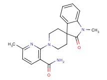 6-methyl-2-(1-methyl-2-oxo-1,2-dihydro-1'H-spiro[indole-3,4'-piperidin]-1'-yl)nicotinamide