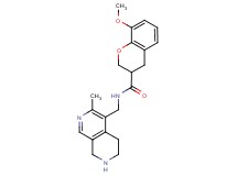 8-methoxy-N-[(3-methyl-5,6,7,8-tetrahydro-2,7-naphthyridin-4-yl)methyl]-3-chromanecarboxamide dihydrochloride